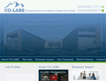 Tablet Screenshot of co-labs.org